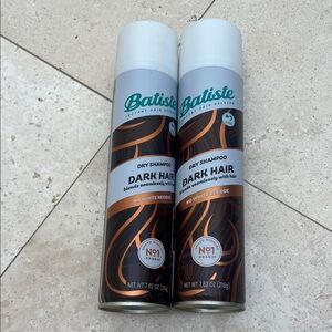 2 NEW Batiste Dry Shampoo for Dark Hair - Instant Refresh (Dark Brown)